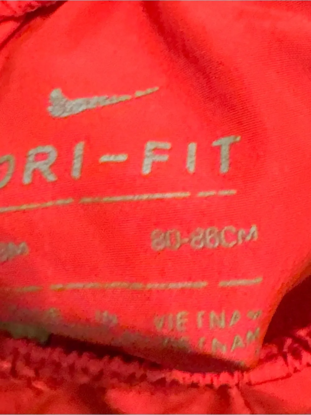 adidas Kids Coral Red Orange Trim Athletic Shorts